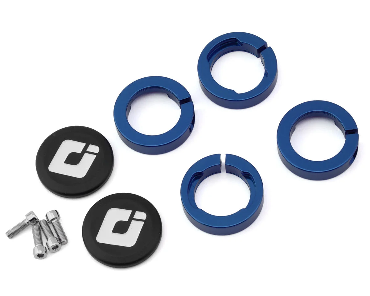 ODI Lock Jaw Clamps (Blue) (w/ Snap Caps) (Set of 4)